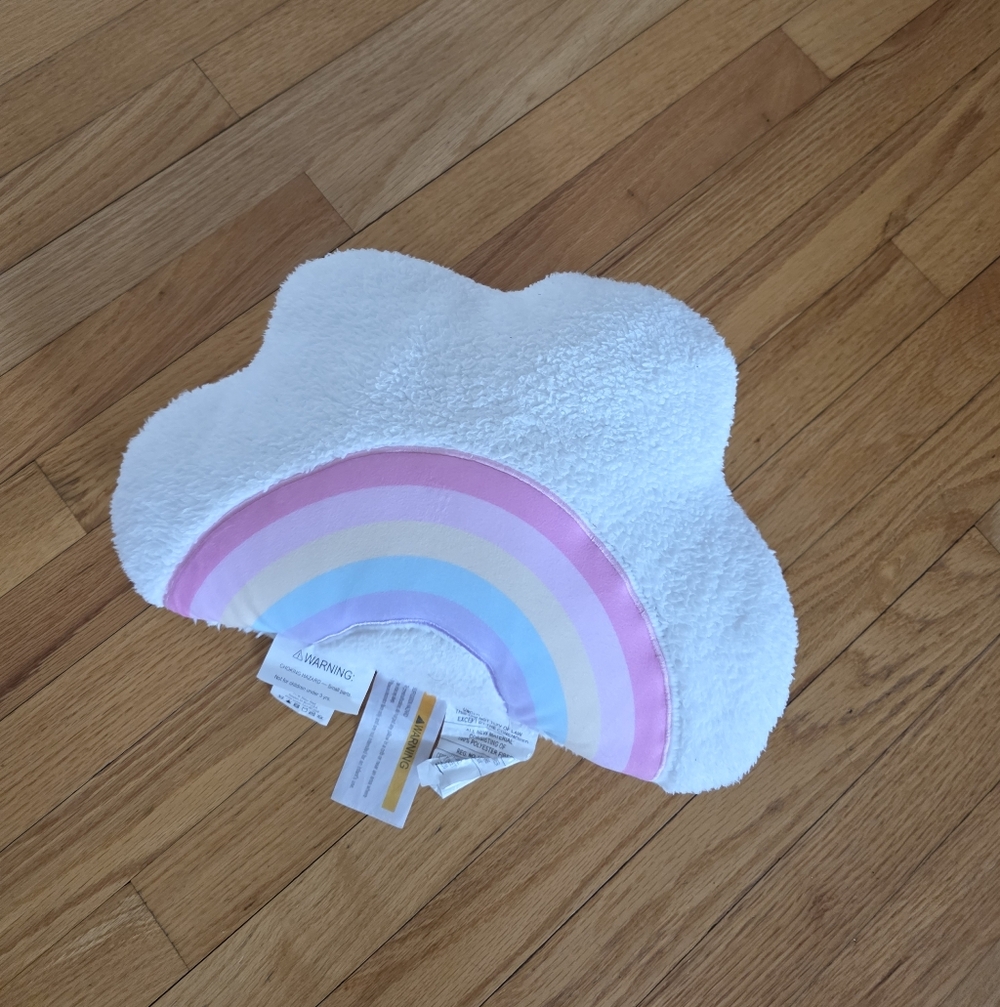 Rainbow Cloud Pillow
